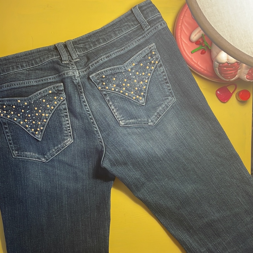 Milky Way Bedazzled/Gemstones/Rhinestones Jeans ✨ Y2K Flare Wide leg